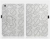 Capa de Couro Faux para Ipad Mini (Branco)