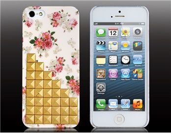 Capa Rebite Floral iPhone 5