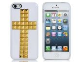 Capa Rebite Cruz iPhone 5 (Branco)