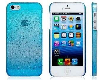 Capa Gradiente Efeito Molhado para iPhone 5 (Azul)