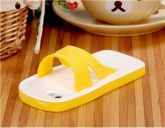 Capa De Silicone Chinelo para iPhone 5 (Amarelo)