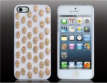 Capa Rebite de Caveira iPhone 5 (Branco)