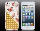 Capa Rebite Floral iPhone 5