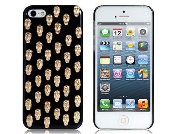Capa Rebite de Caveira iPhone 5 (Preto)
